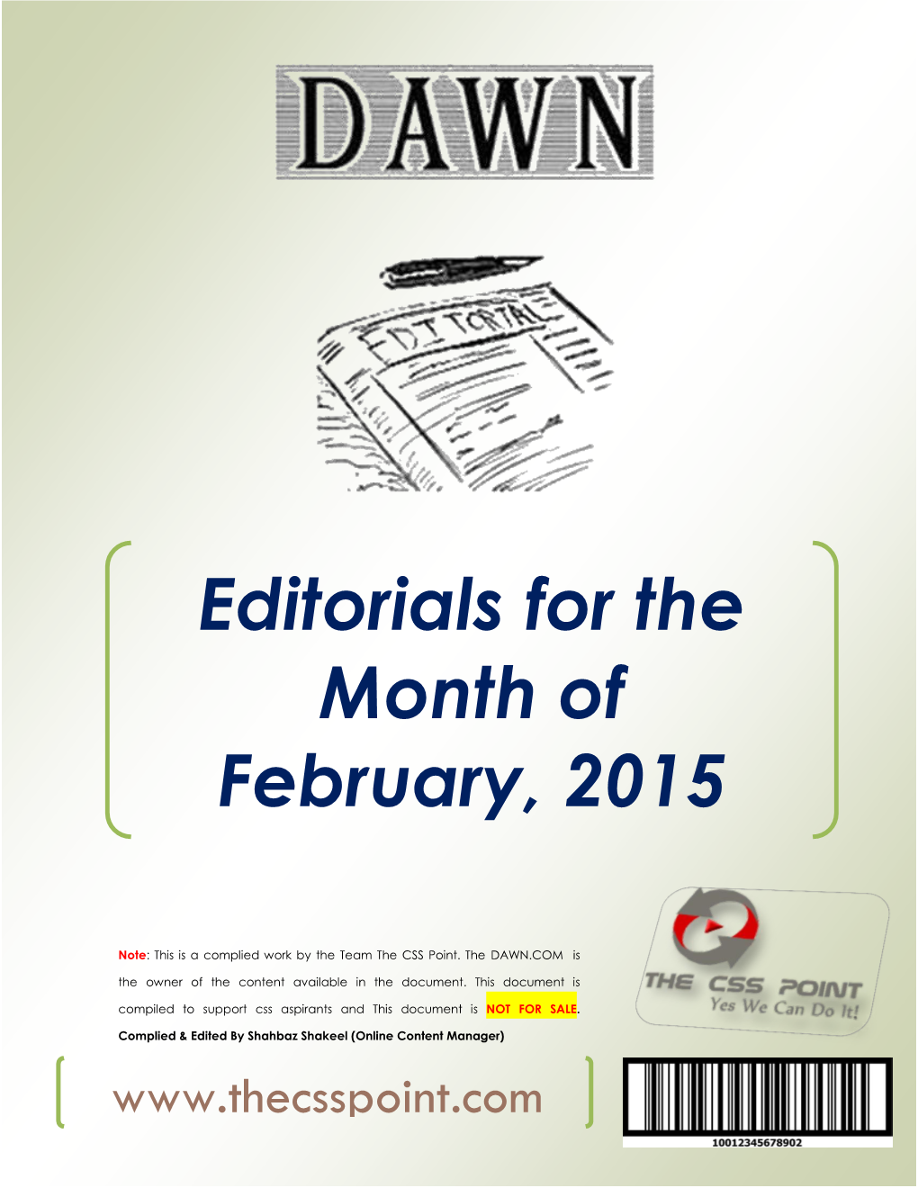 DAWN Editorials