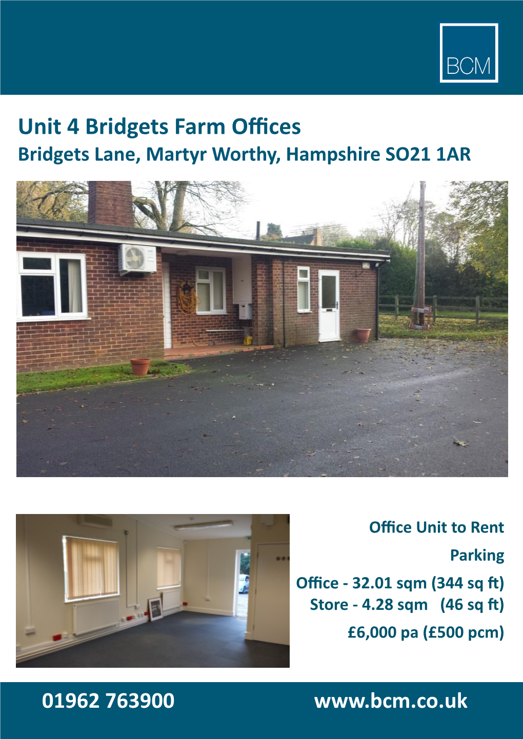 Unit 4 Bridgets Farm Offices Bridgets Lane, Martyr Worthy, Hampshire SO21 1AR