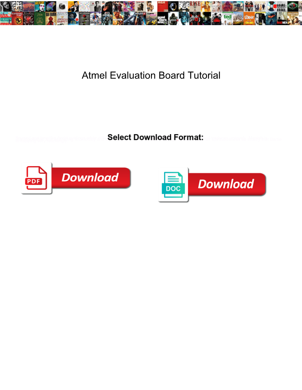 Atmel Evaluation Board Tutorial