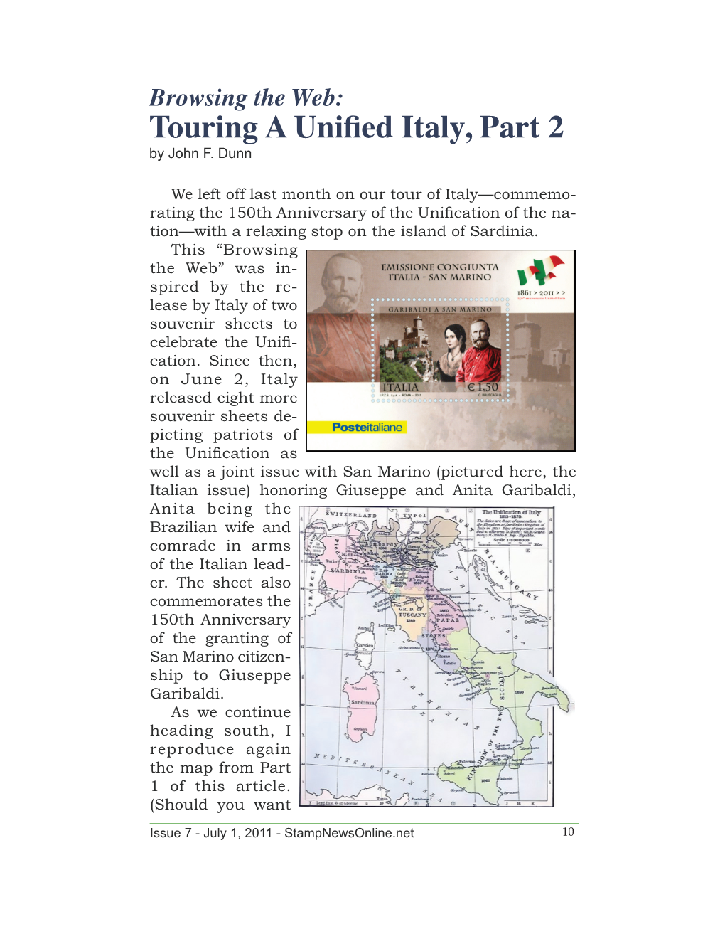 Touring a Unified Italy, Part 2 by John F