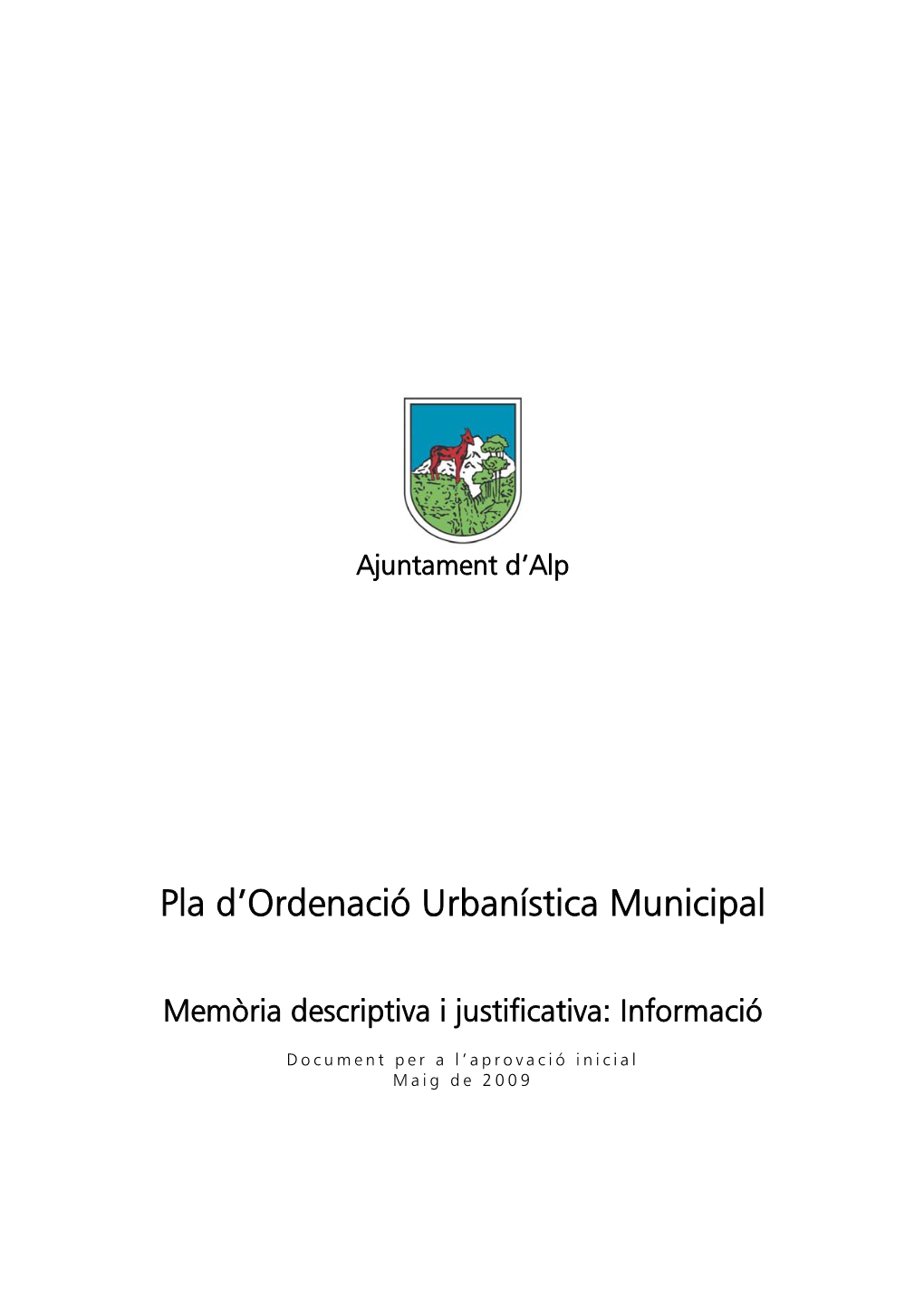 Pla D'ordenació Urbanística Municipal