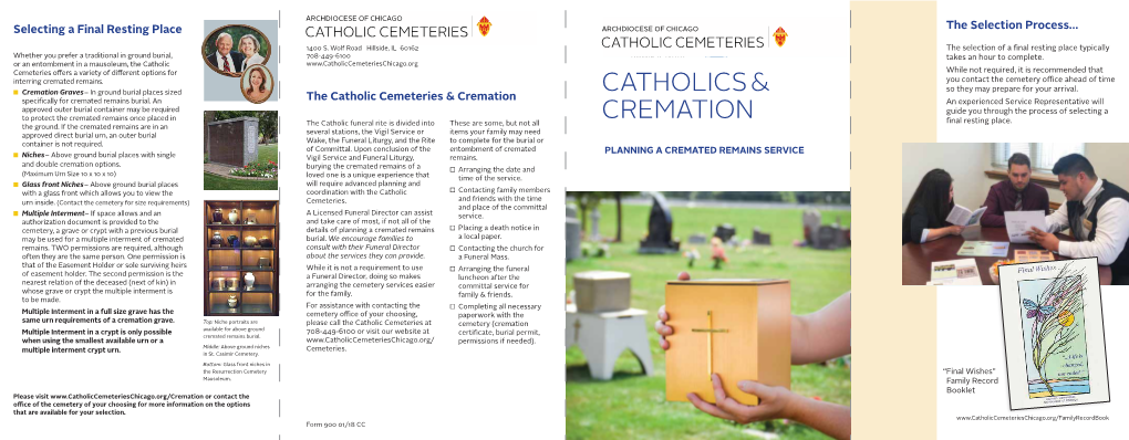 Catholics & Cremation