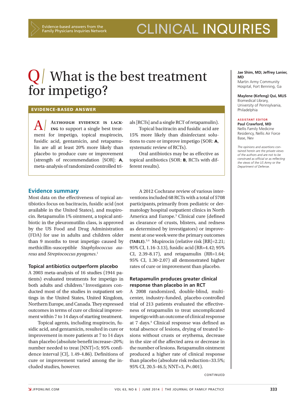 What Is the Best Treatment for Impetigo?