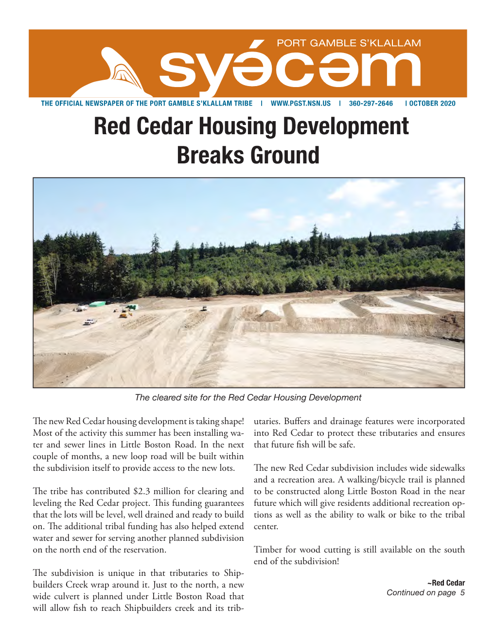 Red Cedar Housing Development Breaks Ground