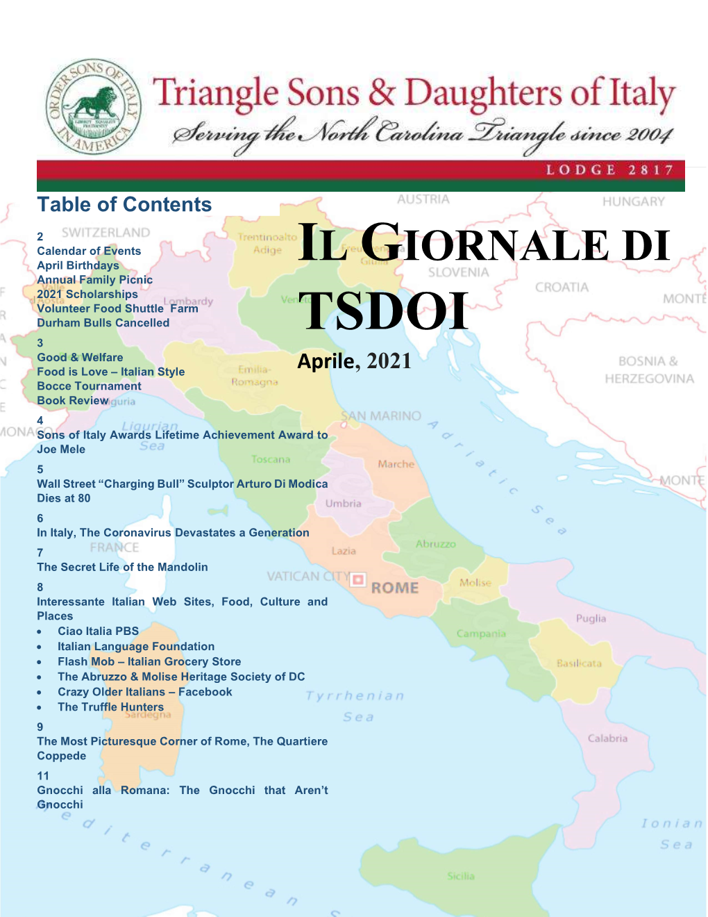 April 2021 TSDOI Newsletter