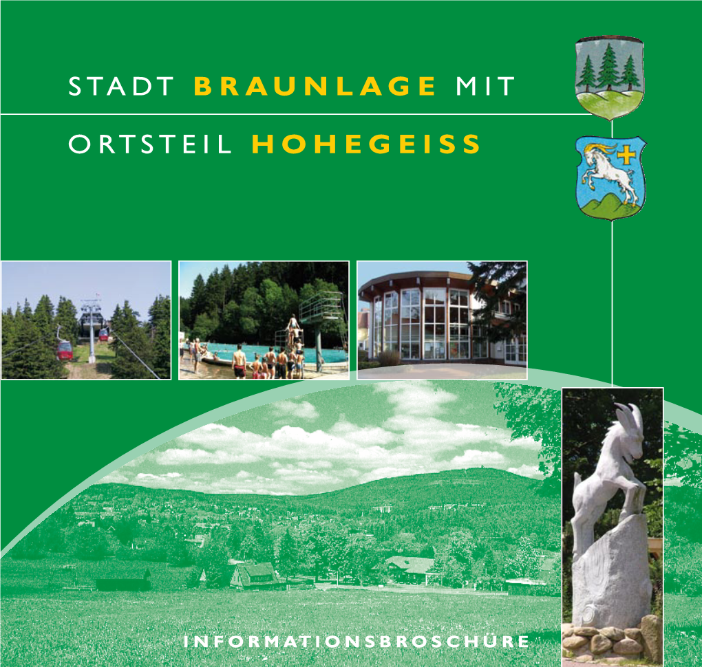 Bürger-Informationsbroschüre Der Stadt Braunlage