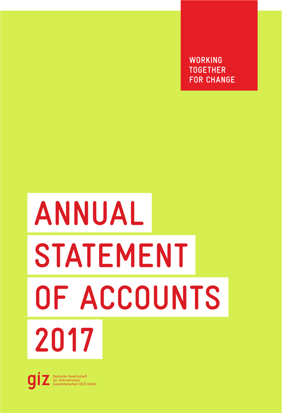 Annual Statement of Accounts 2017 Contents