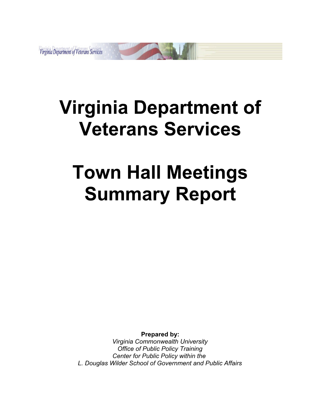 Virginia Department of Veterans Services