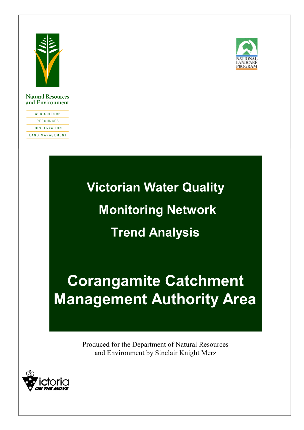 Corangamite Catchment Management Authority Area