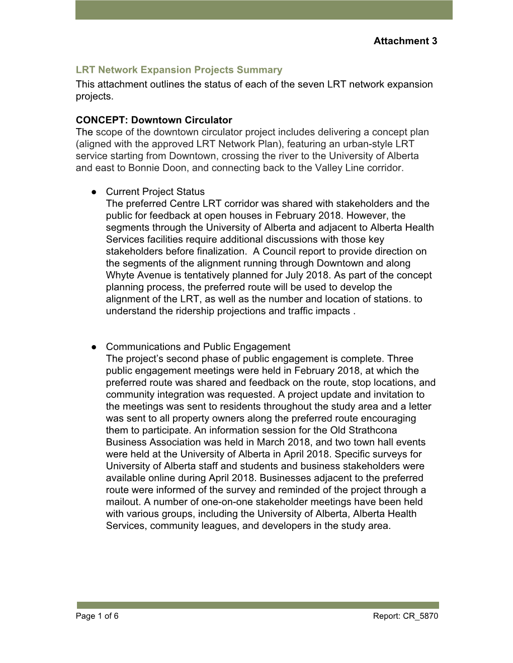 LRT Network Expansion Projects Summary.Pdf