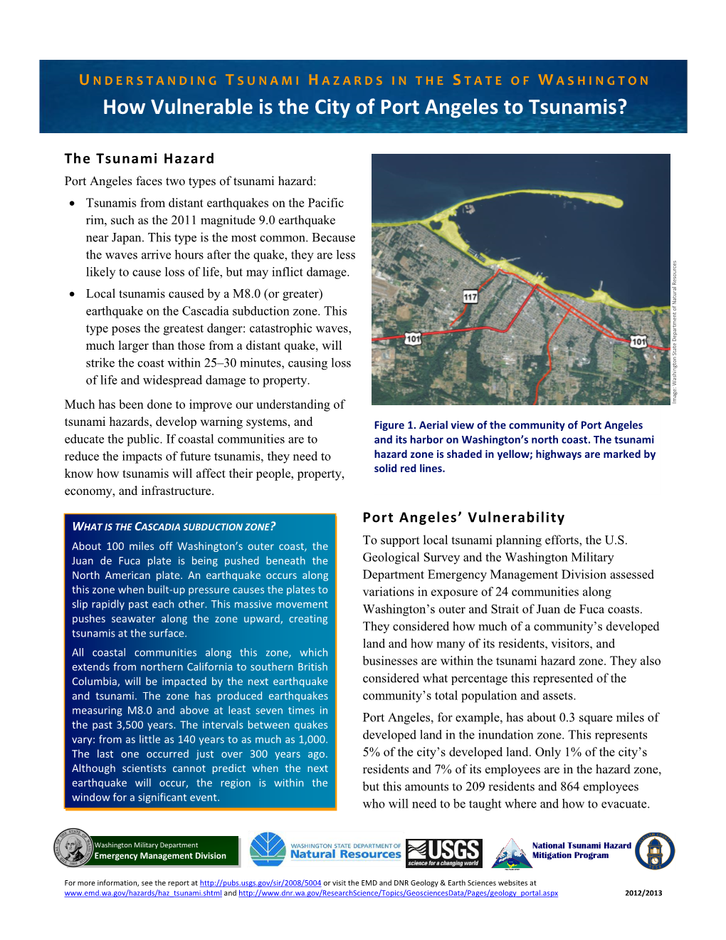 How Vulnerable Is the City of Port Angeles to Tsunamis?