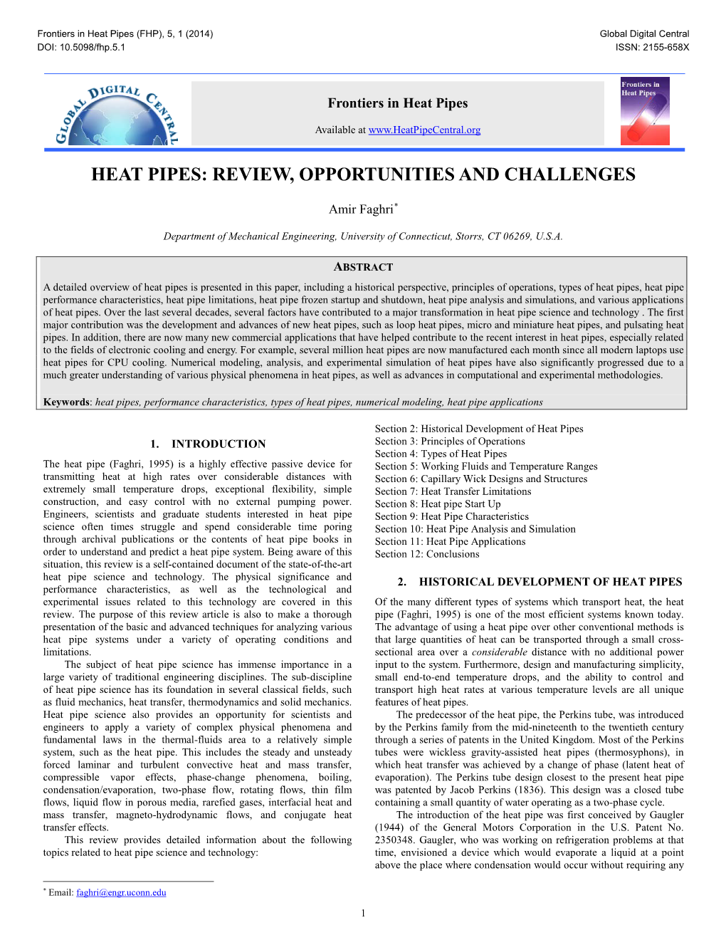 Journals PDF | Frontiers in Heat Pipes (FHP)