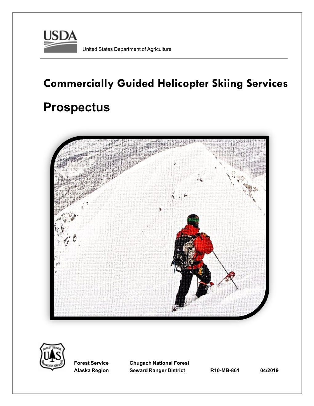 Commercially Guided Helicopter Skiing Services Prospectus