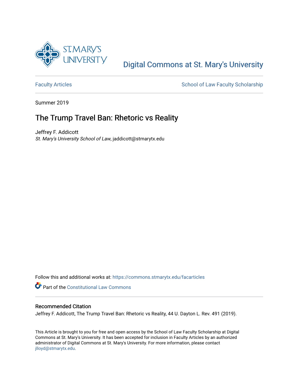 The Trump Travel Ban: Rhetoric Vs Reality