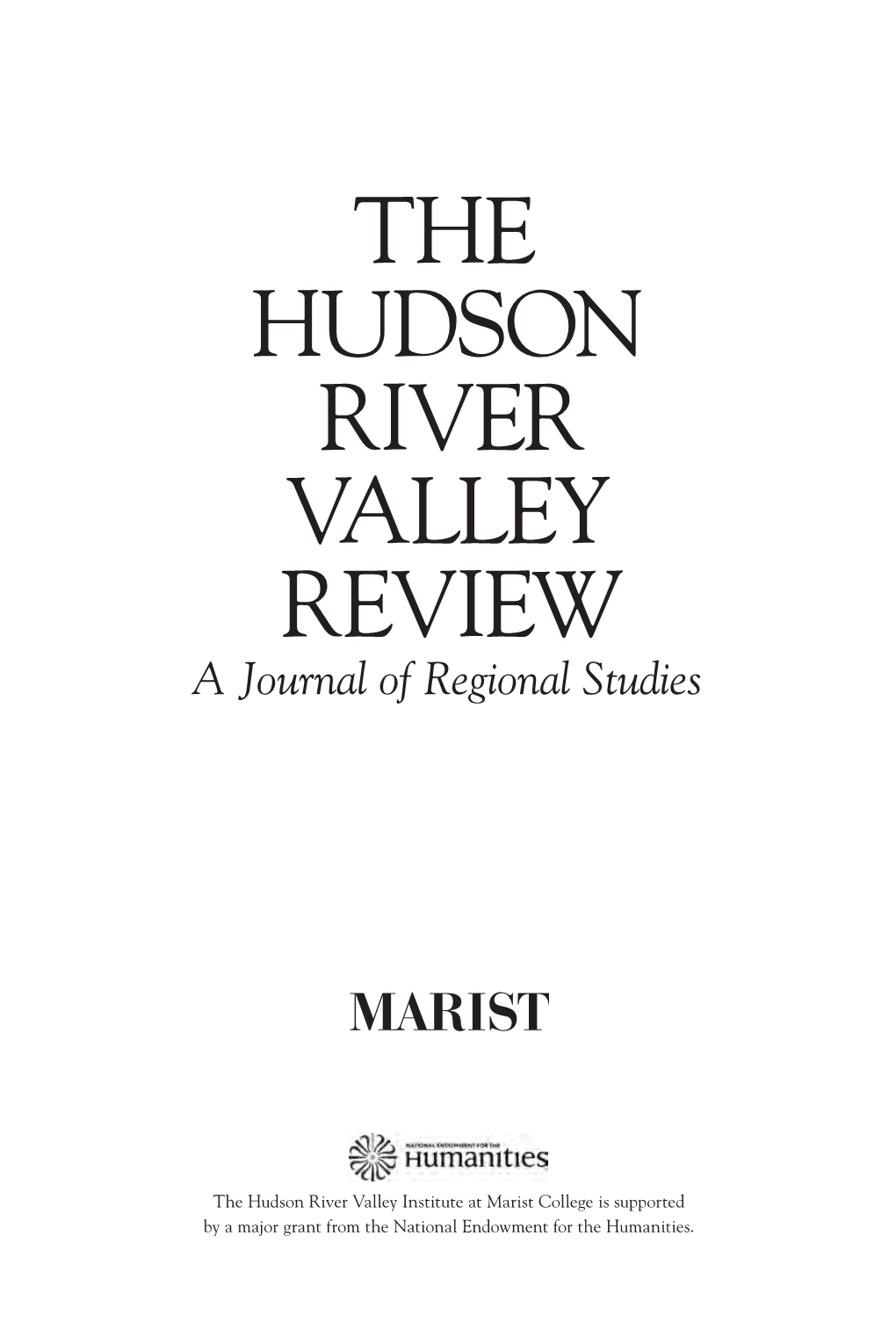 The Hudson River Valley Review