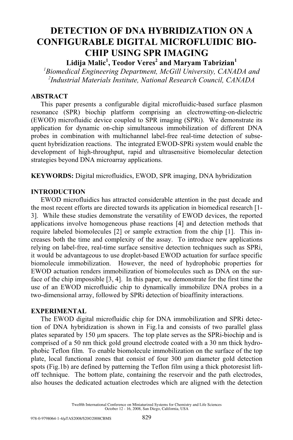 Detection of Dna Hybridization on a Configurable Digital Microfluidic