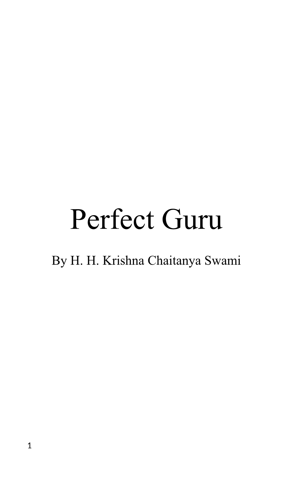 Perfect Guru