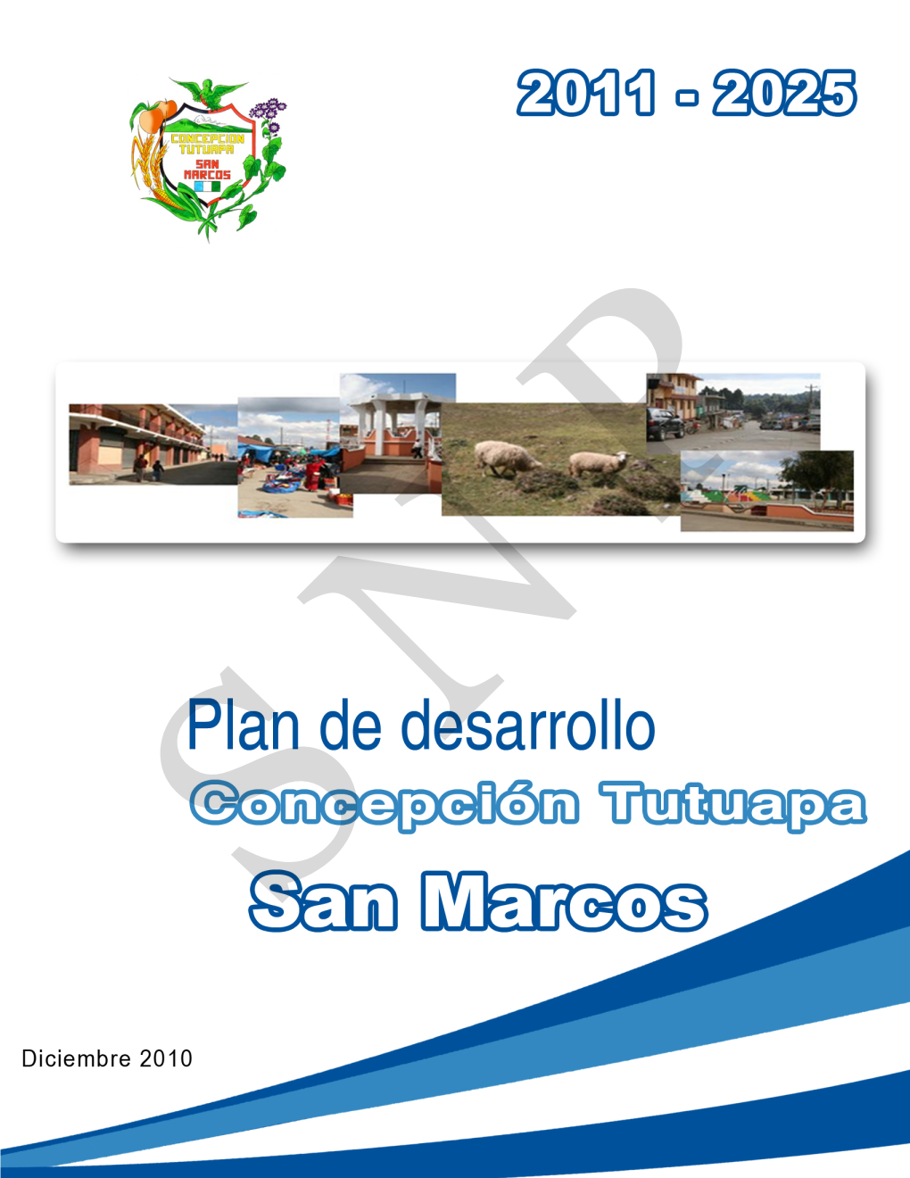 Plan De Desarrollo Municipal, Concepción Tutuapa, San