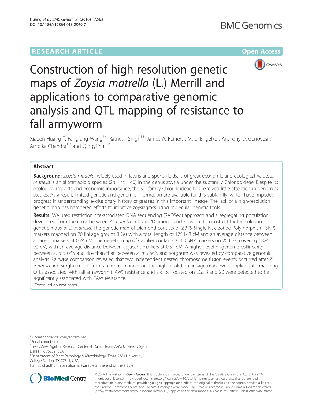 Construction of High-Resolution Genetic Maps Of