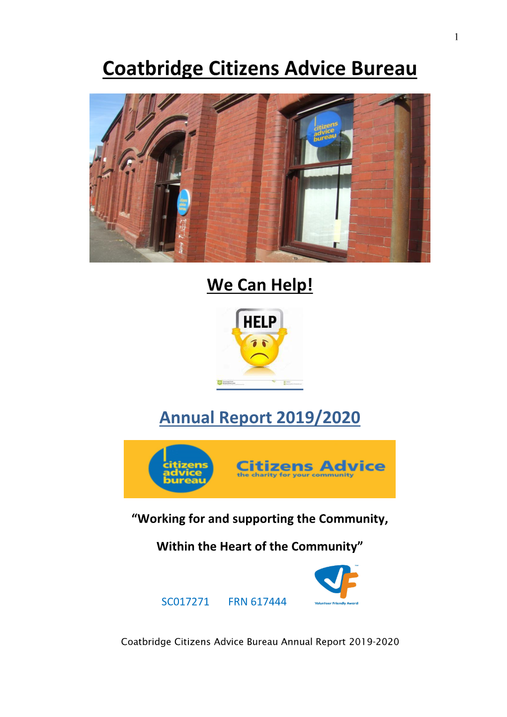 Coatbridge Citizens Advice Bureau.Pdf