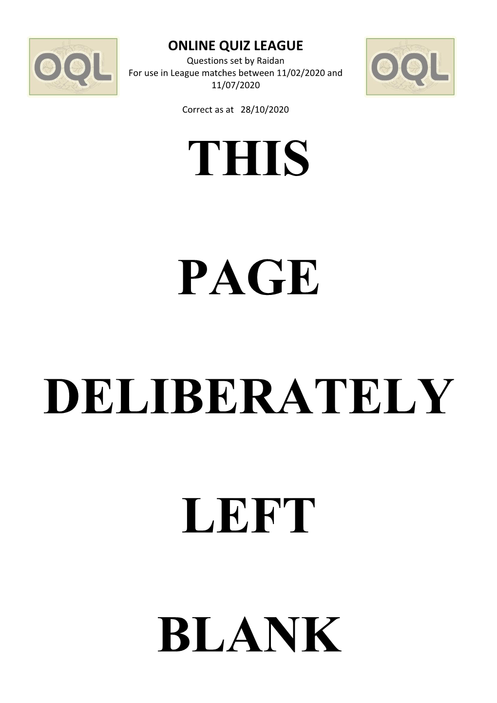 This Page Deliberately Left Blank