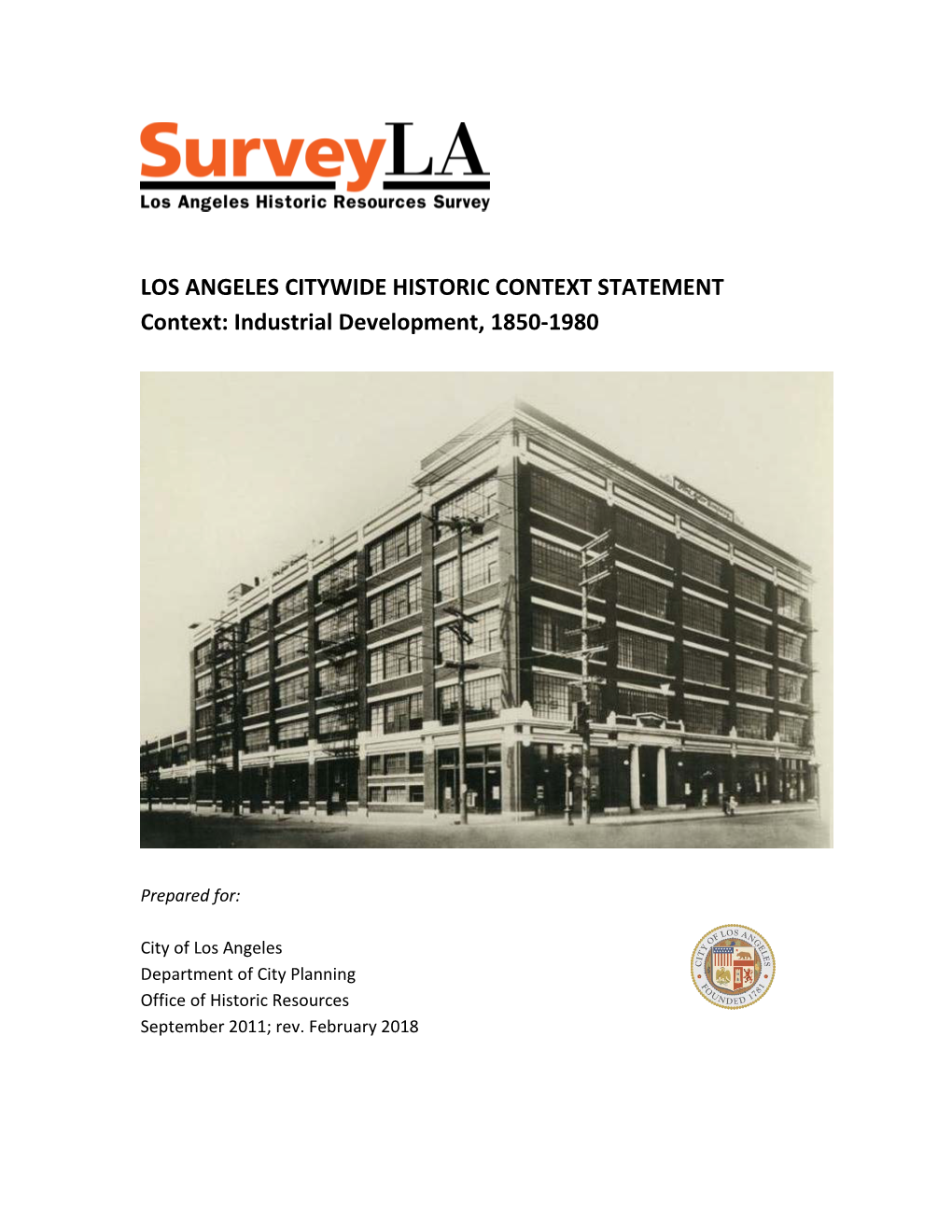 Industrial Context Work Plan