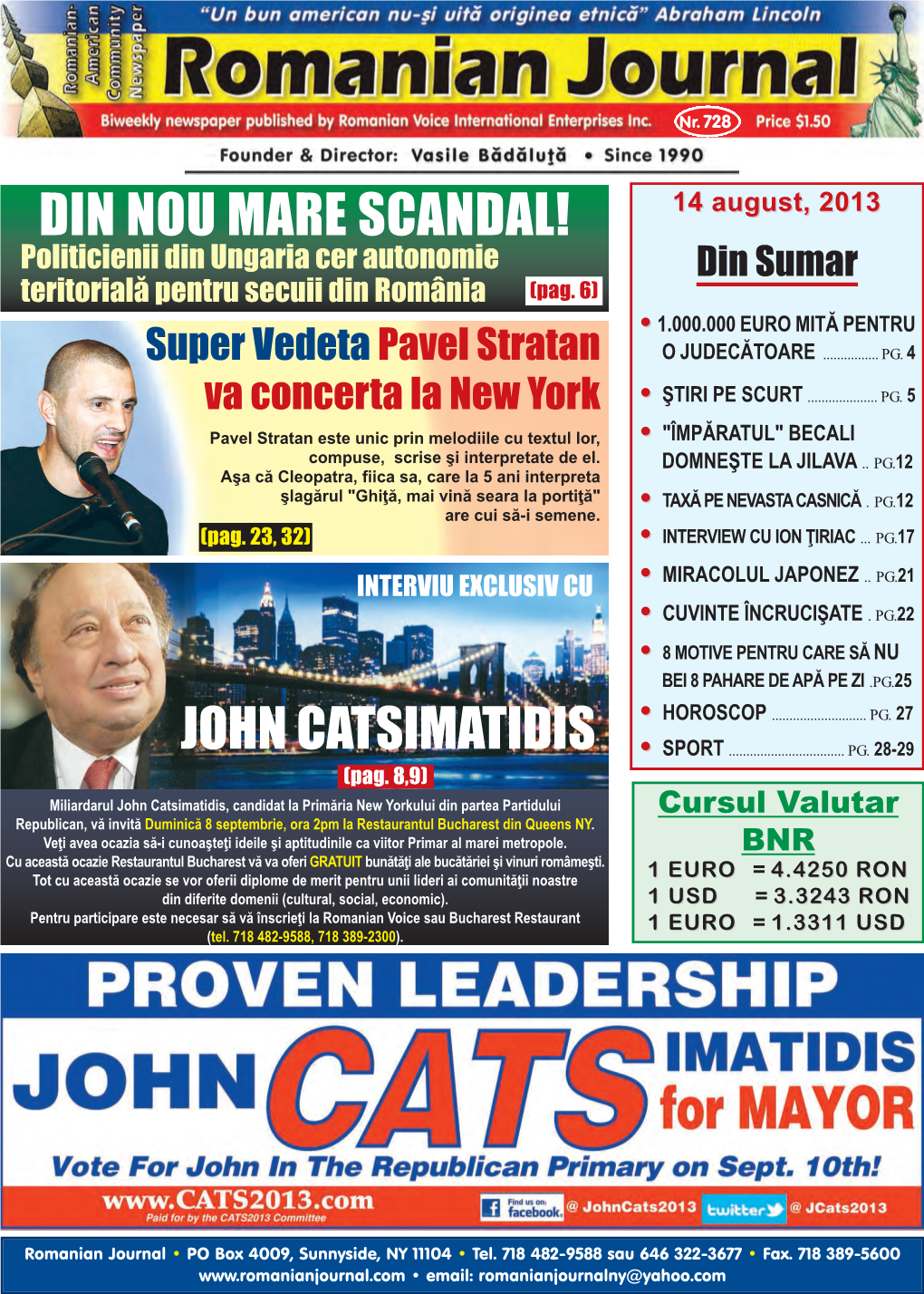 John Catsimatidis Din Nou Mare Scandal!