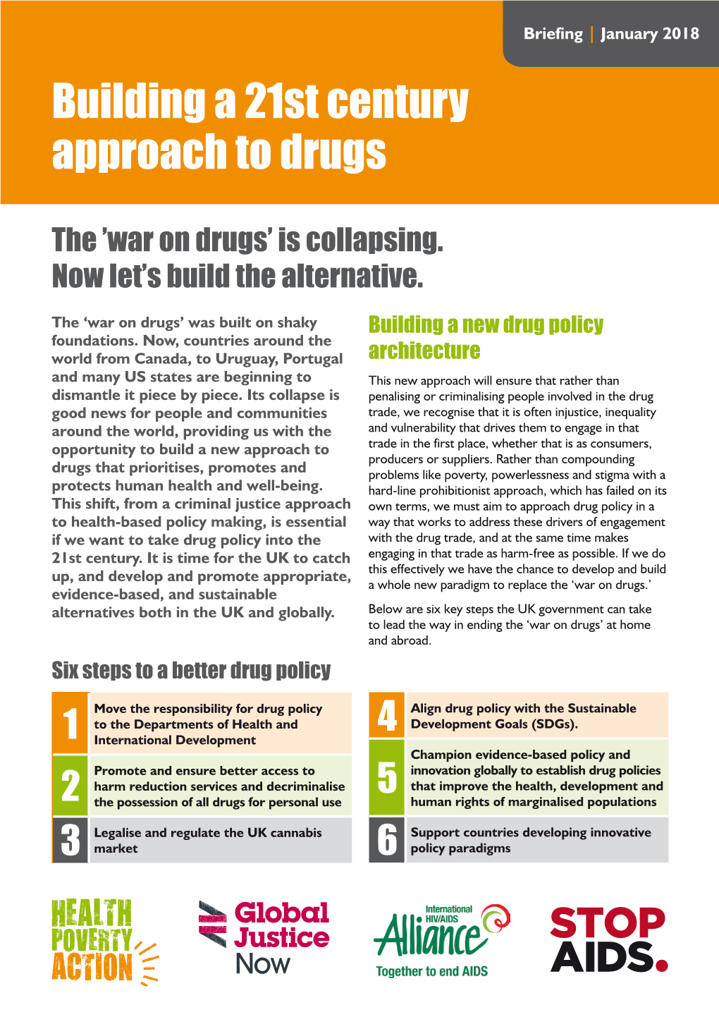 Building a 21St Century Approach to Drugs