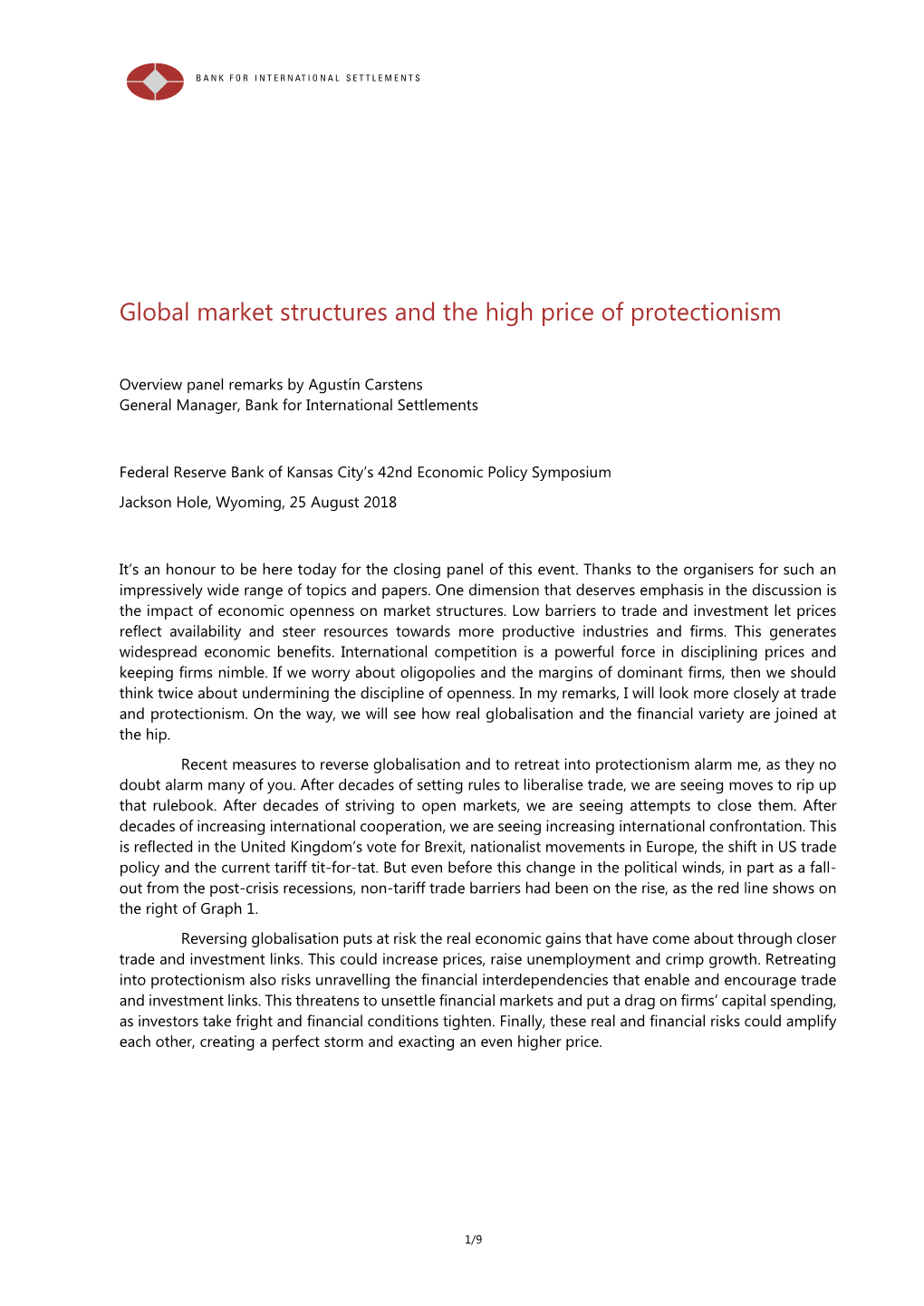 Global Market Structures and the High Price of Protectionism