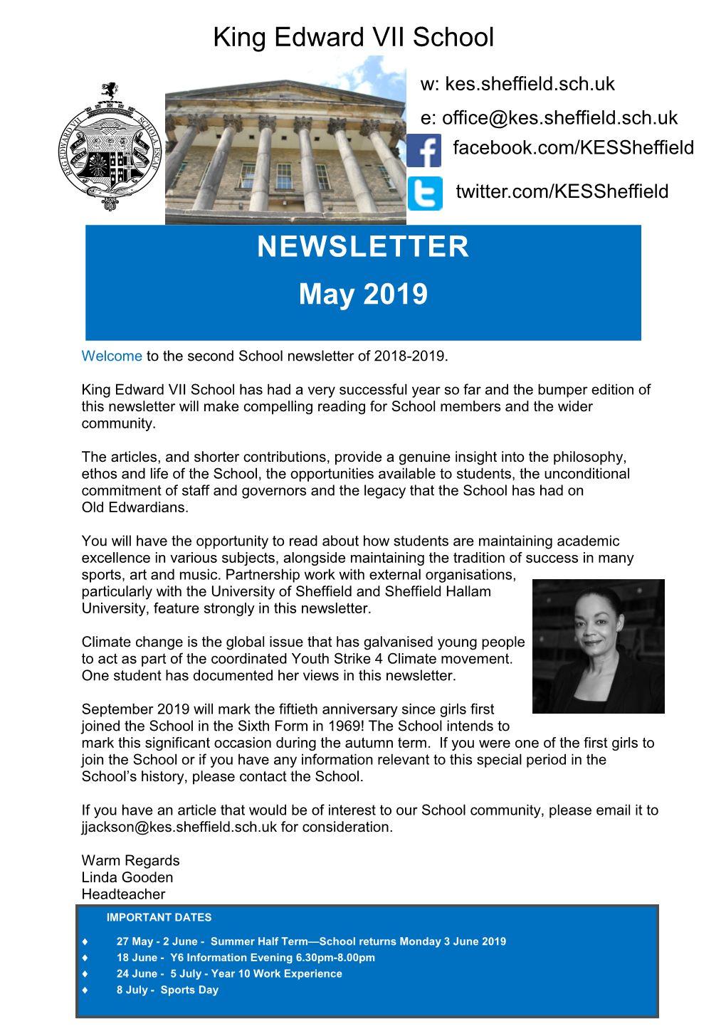 KES Newsletter May 2019