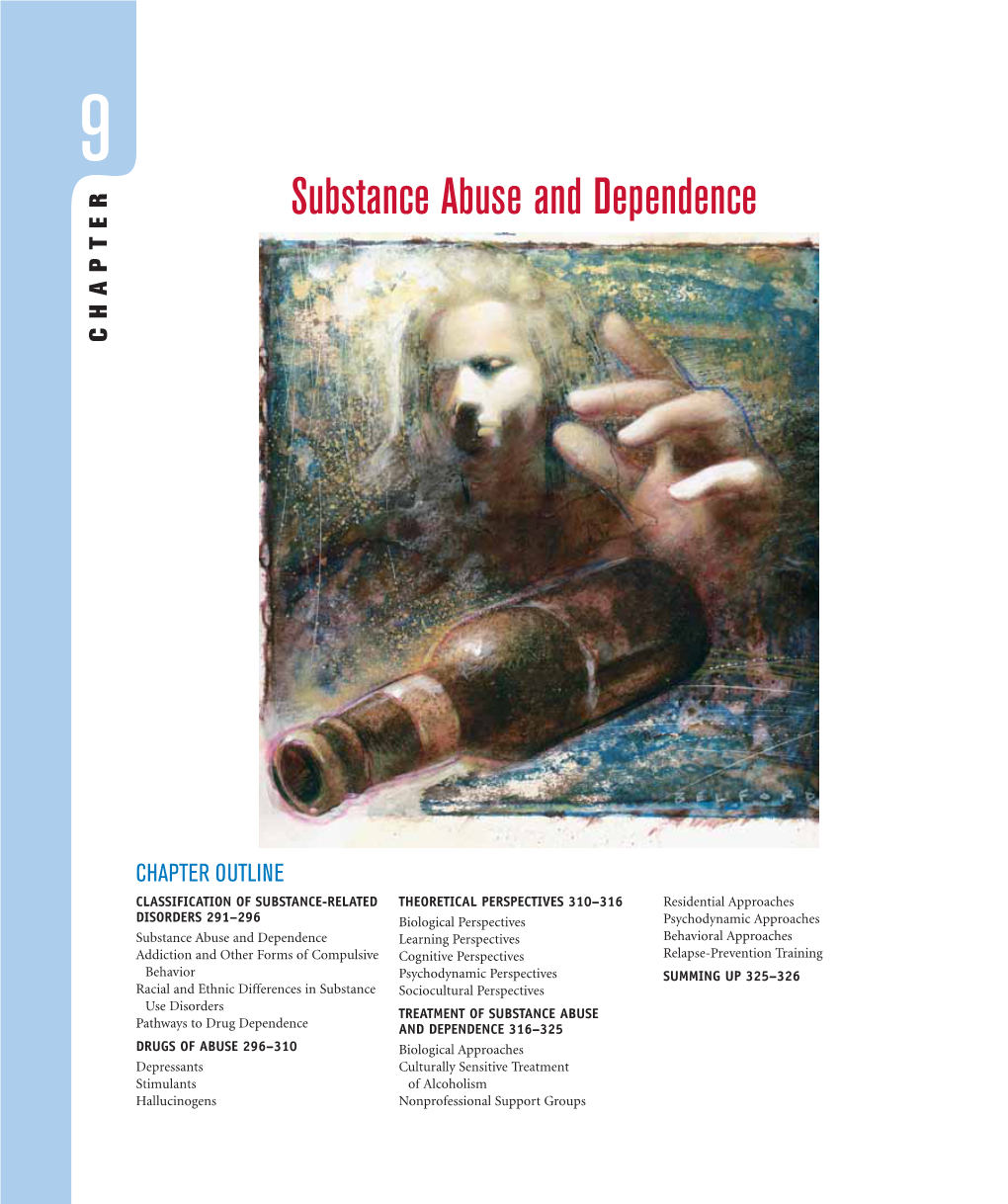 Substance Abuse and Dependence