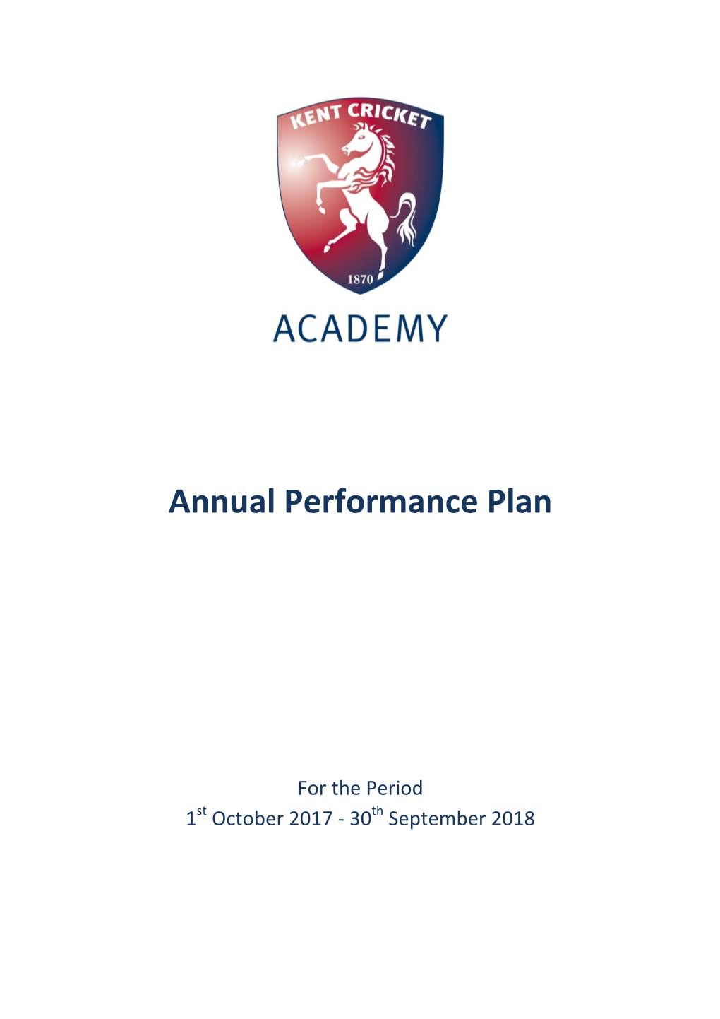 Annual Performance Plan