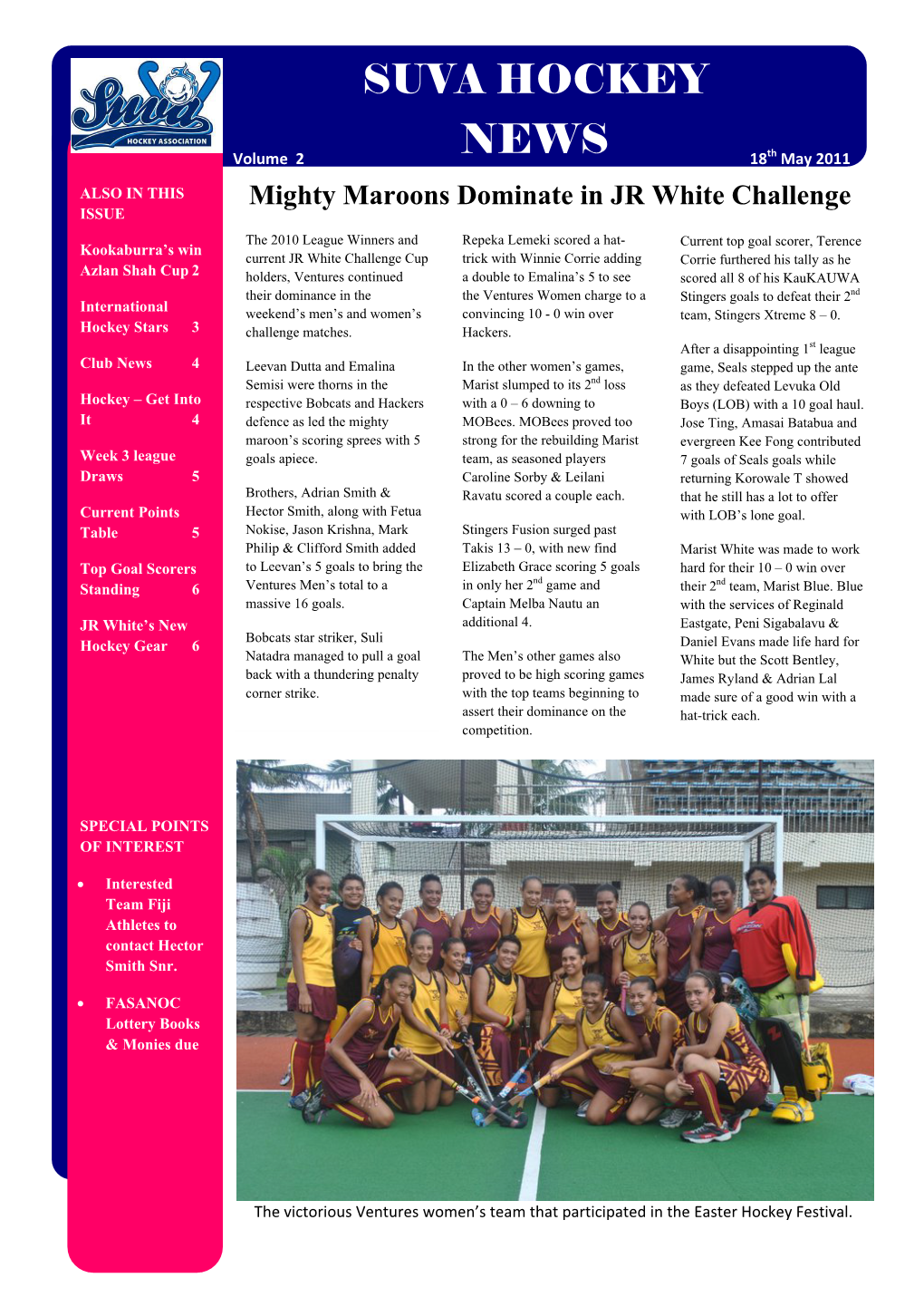Suva Hockey News Page 2