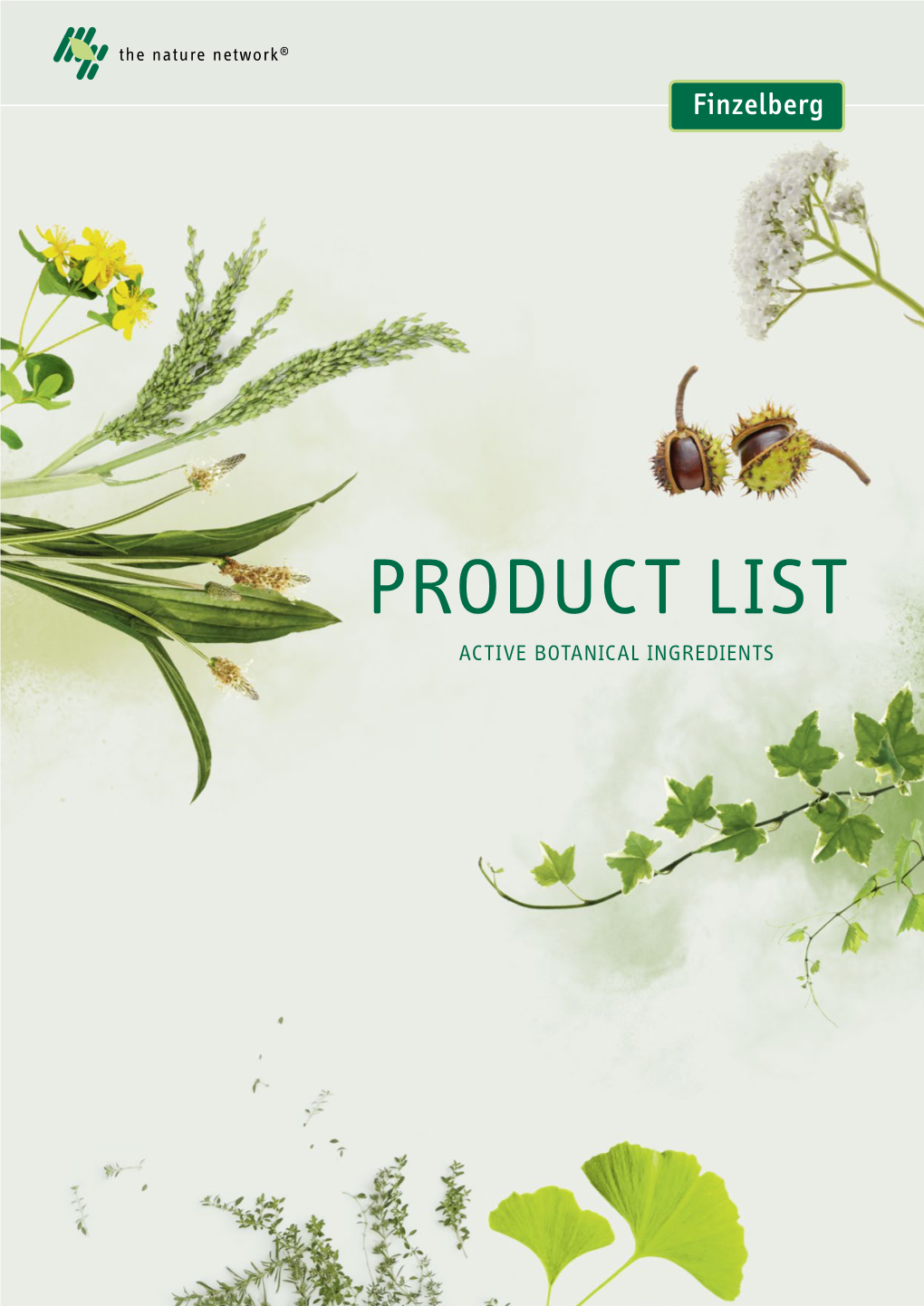 Product List Active Botanical Ingredients from Nature’S Wealth to Better Health