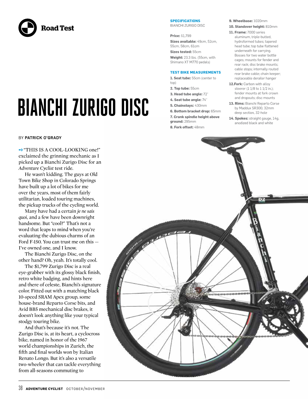 Bianchi Zurigo Disc 10