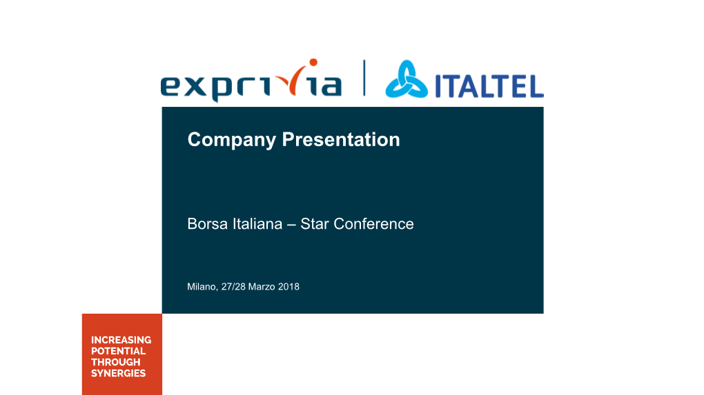 Exprivia – Italtel with Cisco