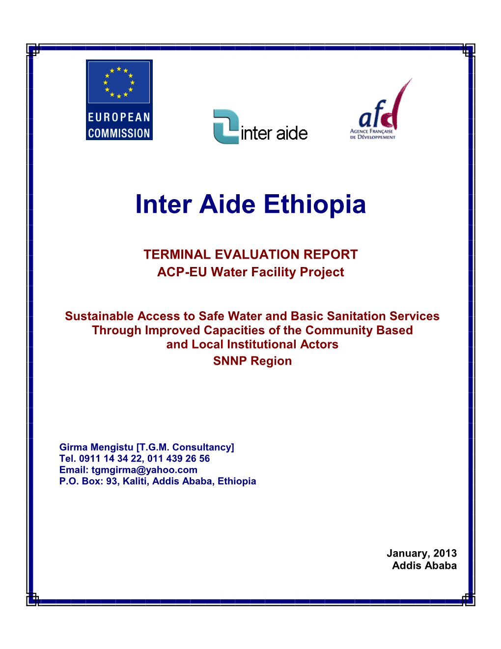 Inter Aide Ethiopia