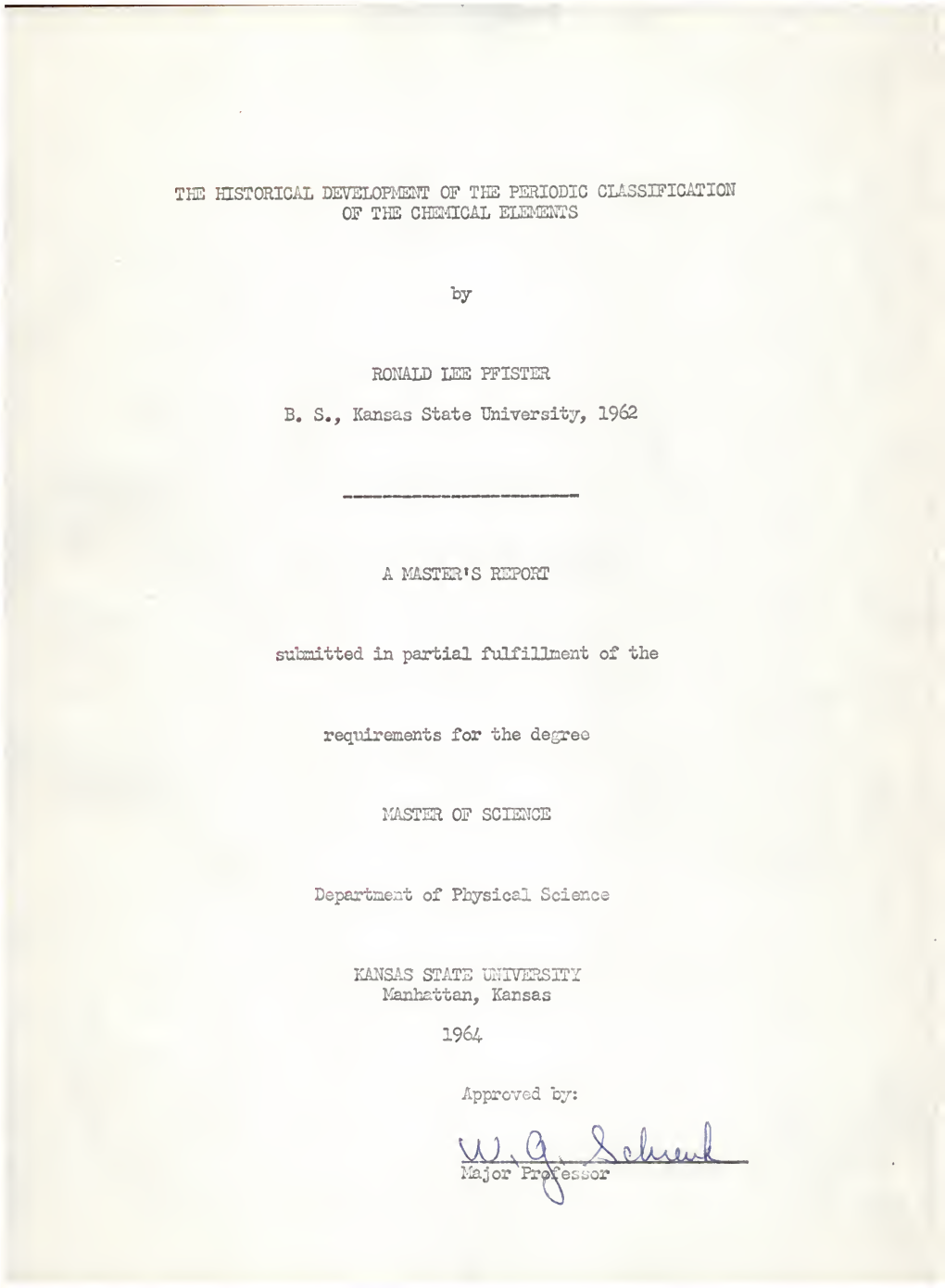 Historical Development of the Periodic Classification of the Chemical Elements