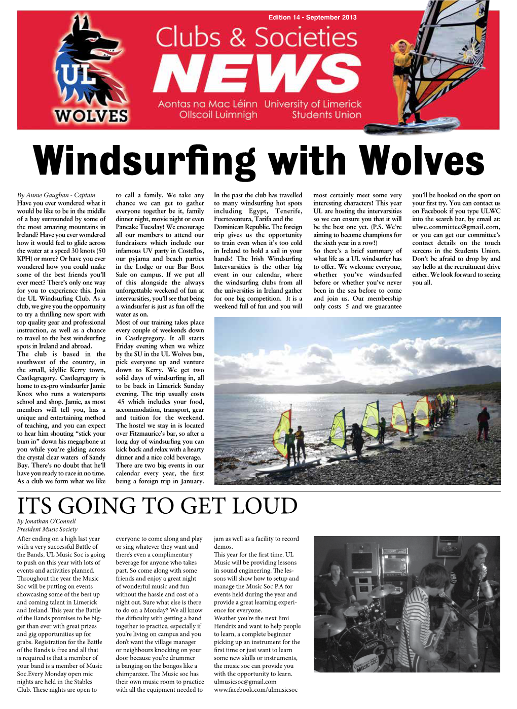 Windsurfing with Wolves