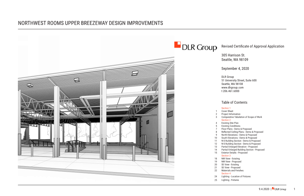 Northwest Rooms Upper Breezeway Design Improvements