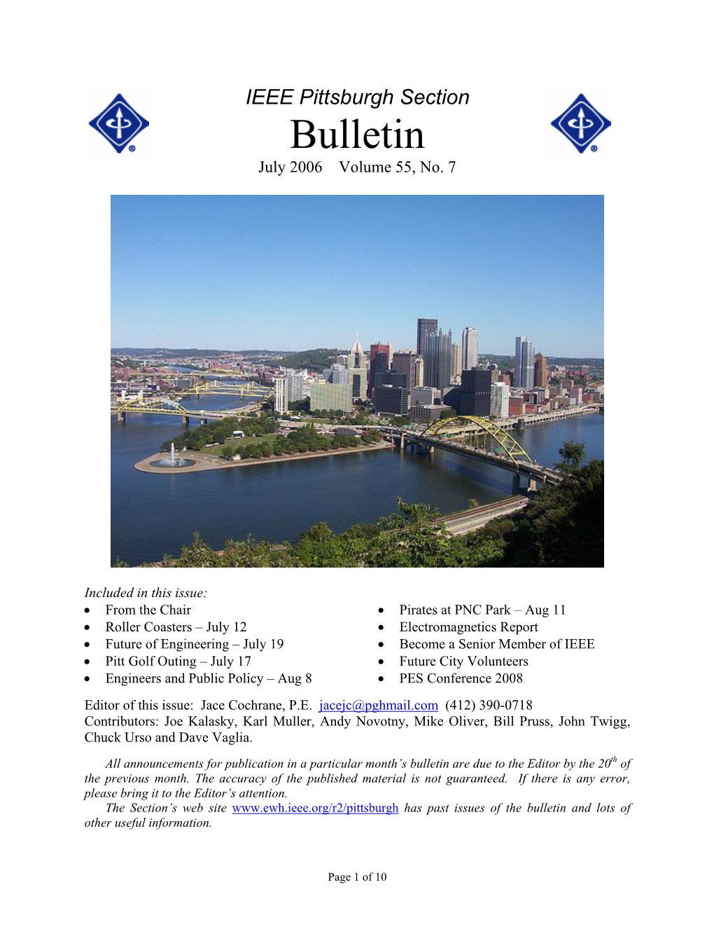 Bulletin July 2006 Volume 55, No