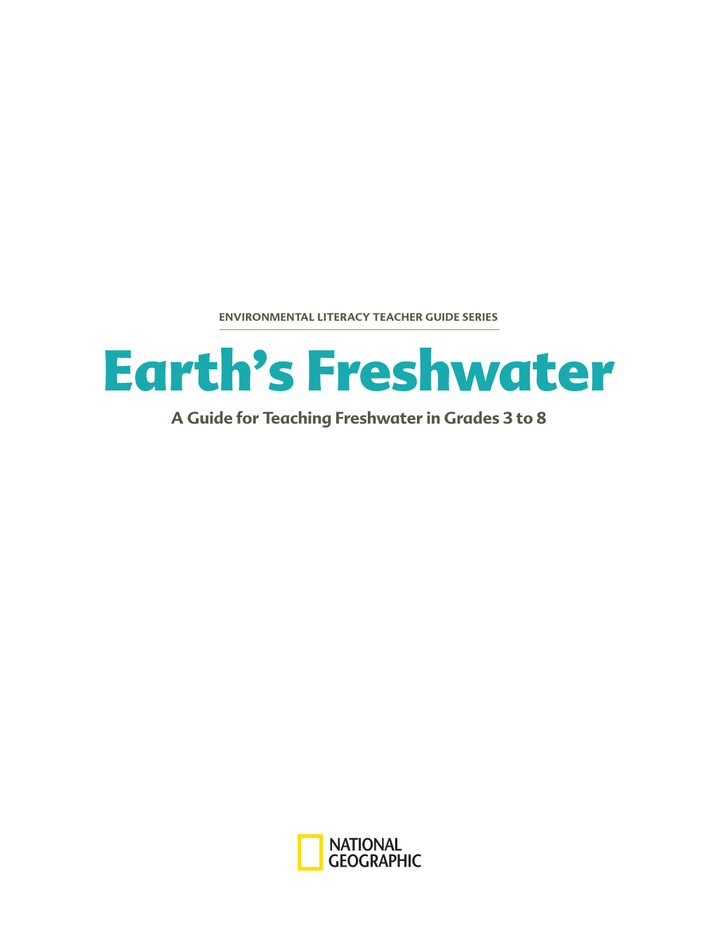 Earth's Freshwater