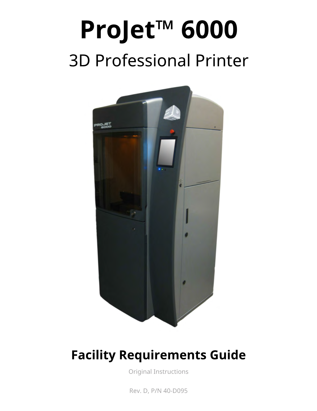 Projet™ 6000 3D Professional Printer