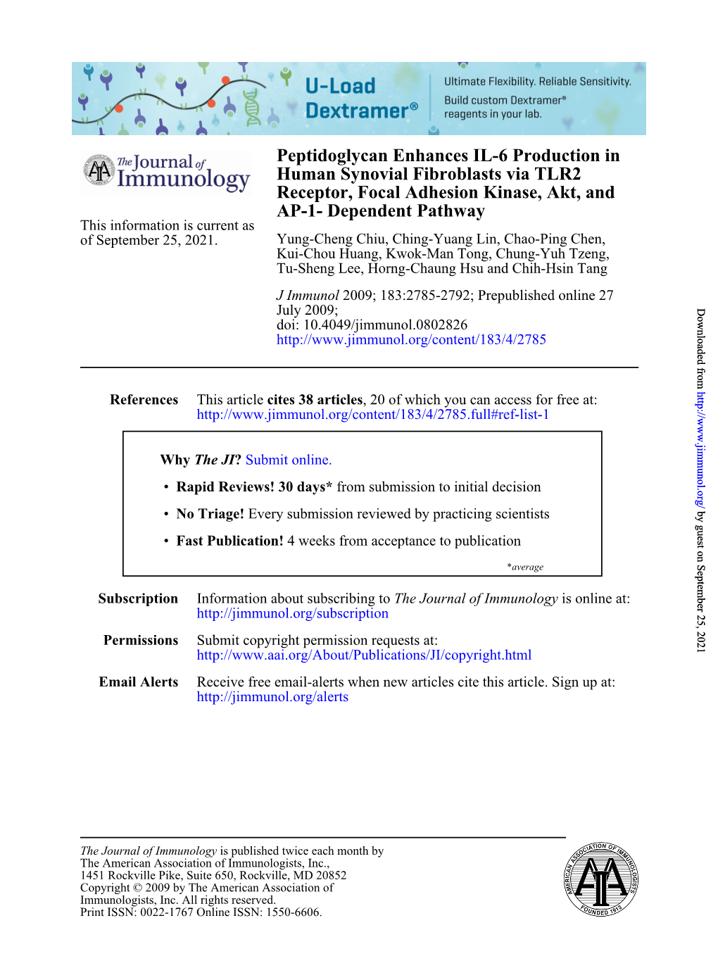 AP-1- Dependent Pathway Receptor, Focal