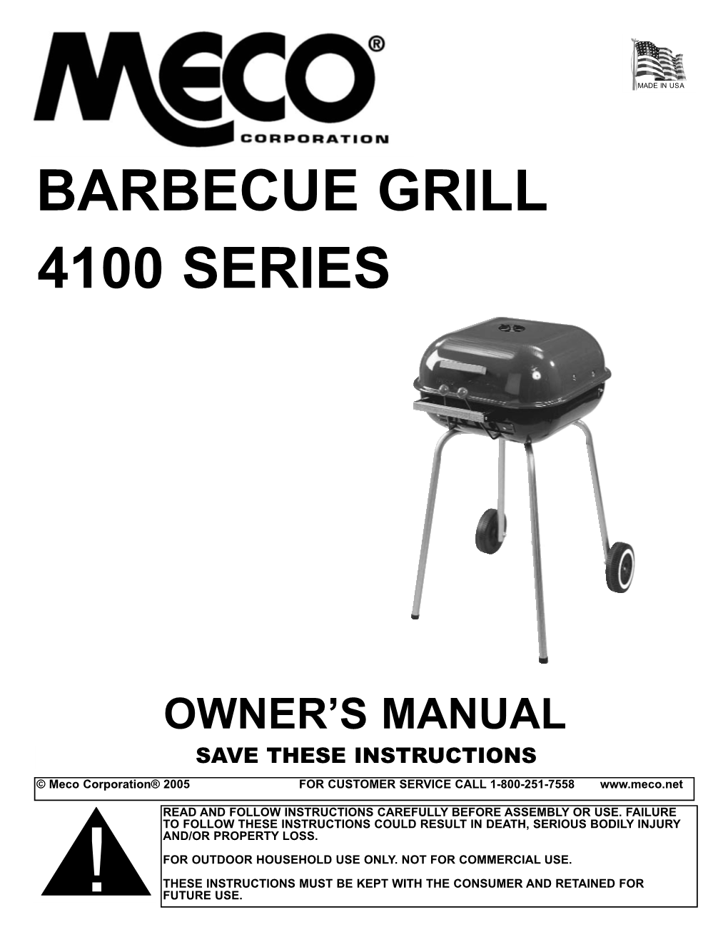 Barbecue Grill 4100 Series