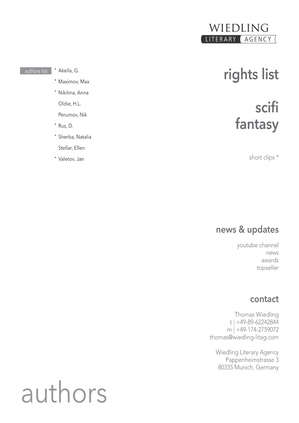 Scifi-Fantasy List