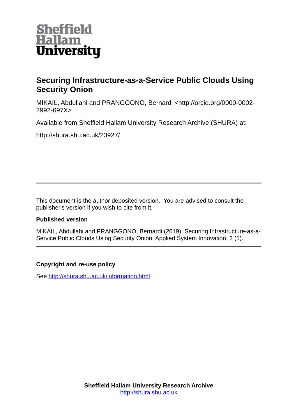 Securing Infrastructure-As-A-Service Public Clouds Using Security Onion