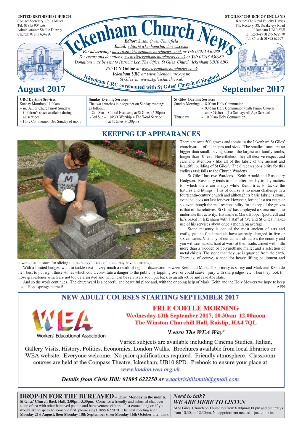 Ickenham Church News August 2017/September 2017