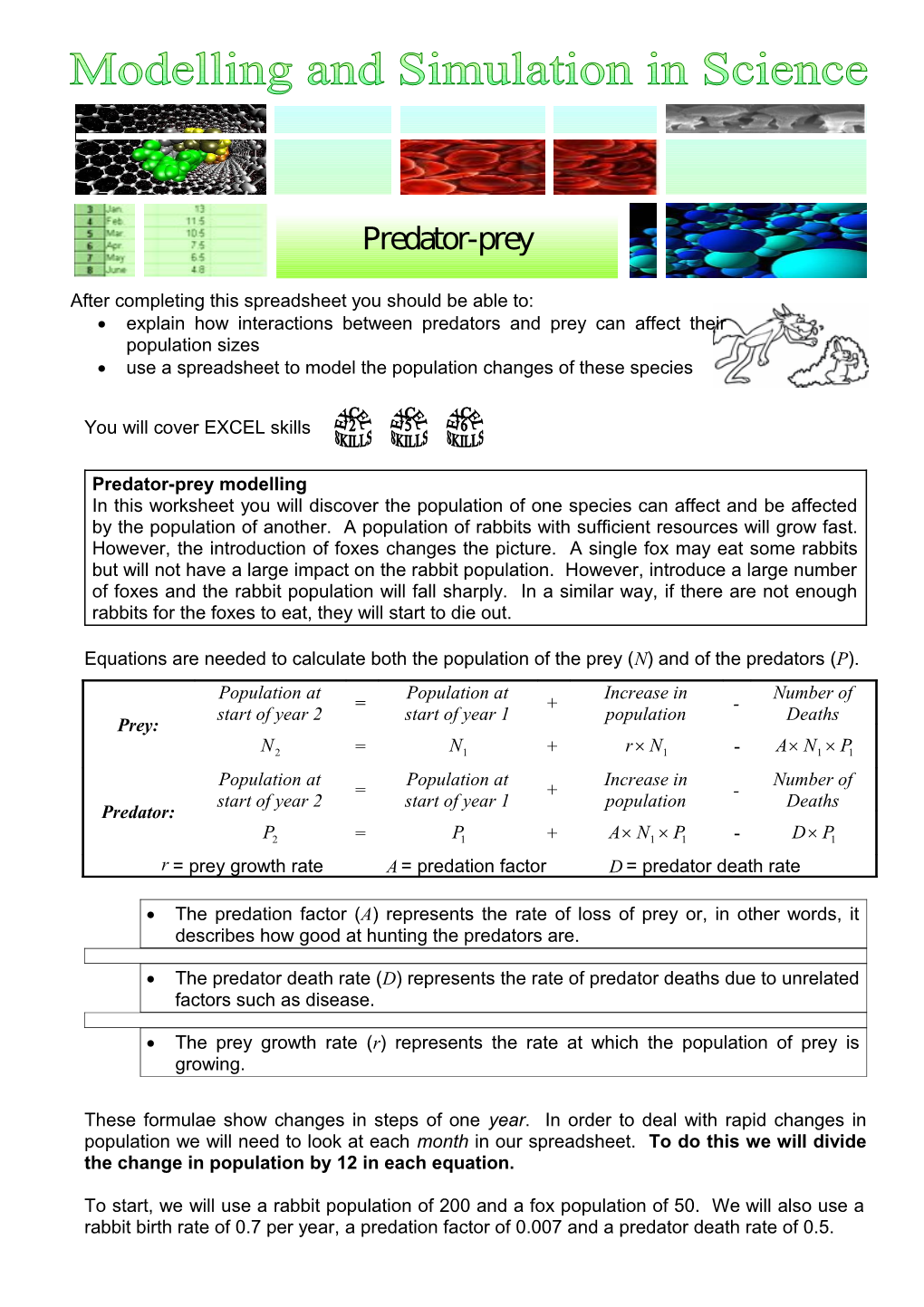 You Will Cover EXCEL Skills