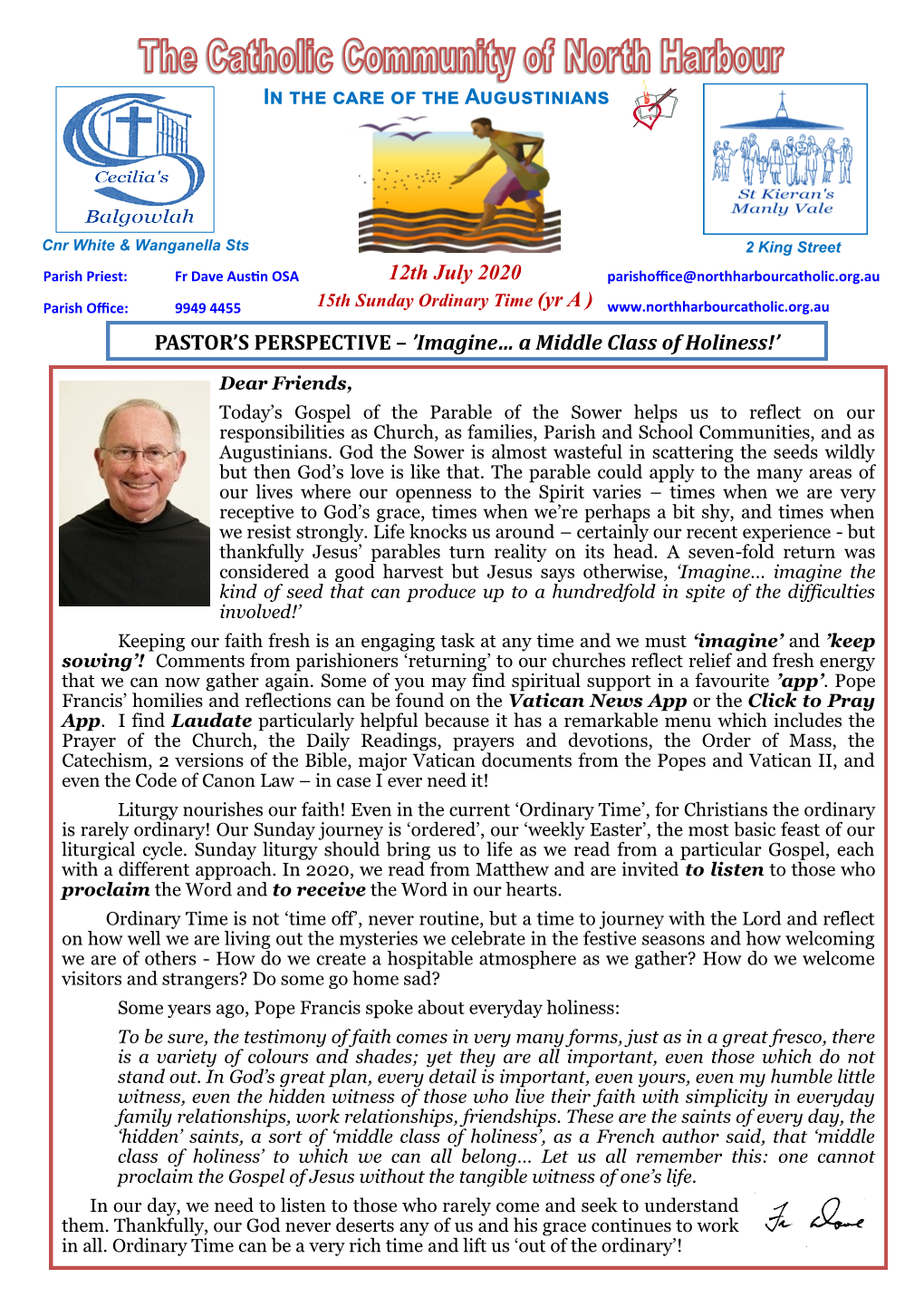 Weekly Bulletin 12 July 2020